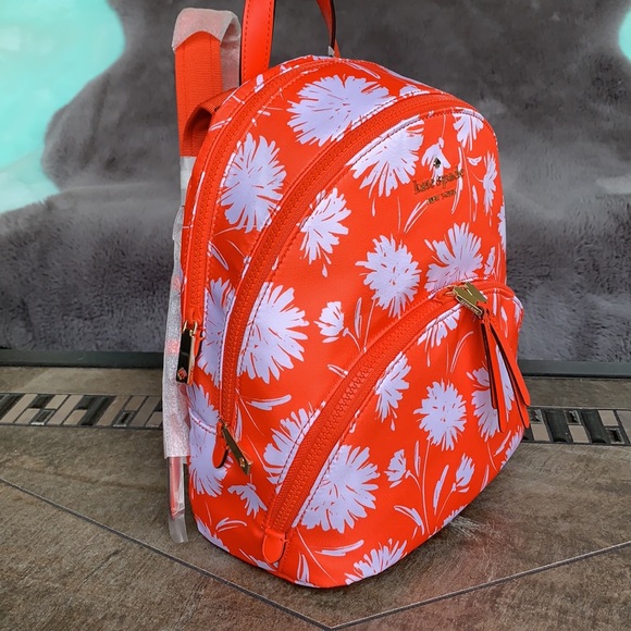 KATE SPADE MD BACKPACK Karissa Wld Blm Multi - Picture 10 of 17